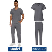 Men's Scrubs Medical Uniform Lab Set