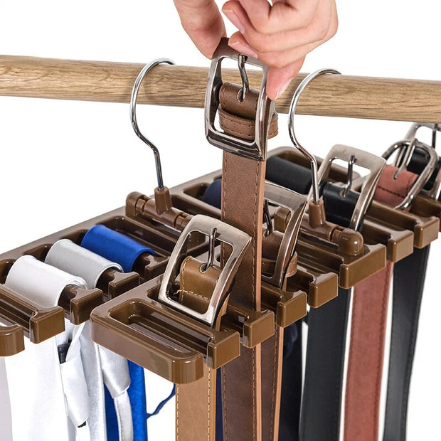 Wardrobe Closet Belts Scarf Hanging Organizer