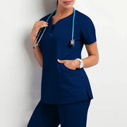 V-neck Jogger Nurse Top Pharmacy Working