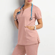 V-neck Jogger Nurse Top Pharmacy Working