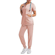 V-neck Jogger Nurse Top Pharmacy Working