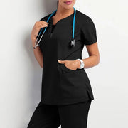 V-neck Jogger Nurse Top Pharmacy Working