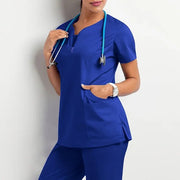 V-neck Jogger Nurse Top Pharmacy Working