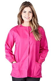 Natural Uniforms Warm Up Scrub Jacket-Hot