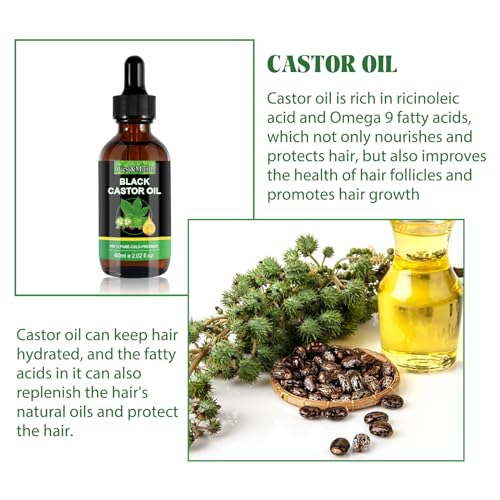 Organic Cold Pressed Unrefined Black Castor Oil