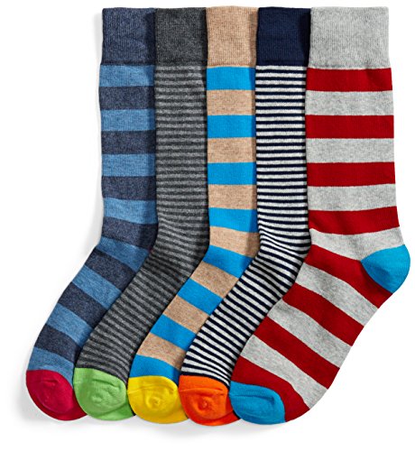 Amazon Essentials Men's Patterned Socks